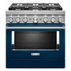 KitchenAid Dual Fuel Range (KFDC506JIB) - Ink Blue