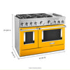 KitchenAid Dual Fuel Range (KFDC558JYP) - Yellow Pepper