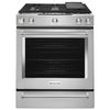 KitchenAid Dual Fuel Gas Range (YKSDB900ESS) - Stainless Steel