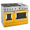 KitchenAid Gas Range (KFGC558JYP) - Yellow Pepper