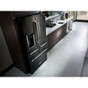 KitchenAid 5 Door Fridge (KRMF706EBS) - Black Stainless