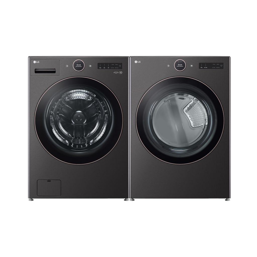 LG Front Load Pair (1569211K) - Black Steel