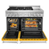 KitchenAid Gas Range (KFGC558JYP) - Yellow Pepper